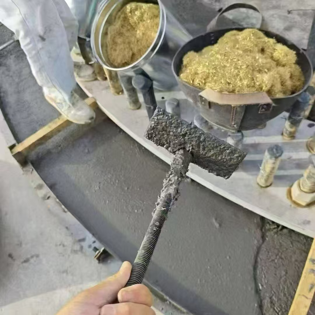 江口C120钢纤维高强无收灌浆料 轧机压缩机汽轮机发电机锻压设备底座灌浆材料